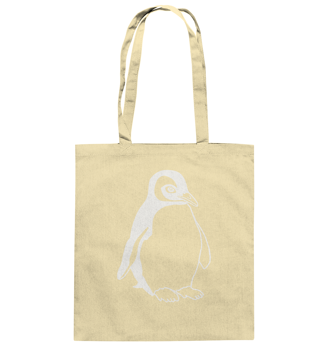 Pinguin weiß - Baumwolltasche