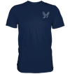 Papagei weiß - Classic T-Shirt Unisex Unisex-Shirts Tier-Shirts.com French Navy S