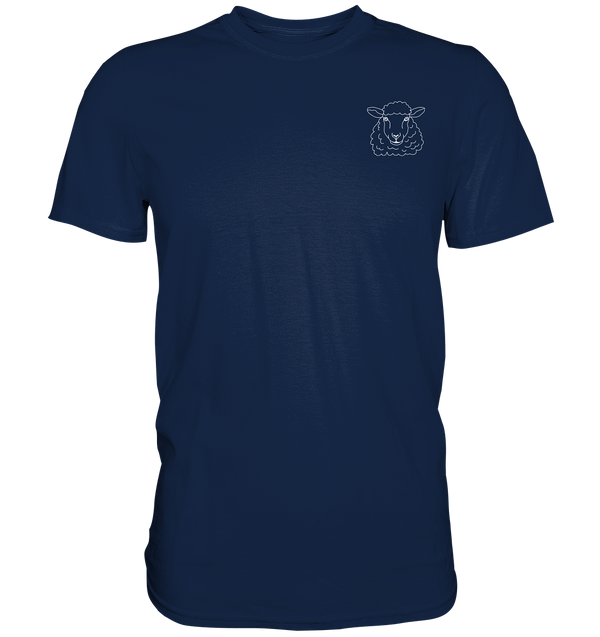 Schaf weiß - Classic T-Shirt Unisex Unisex-Shirts Tier-Shirts.com French Navy S