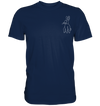 Hase weiß - Classic T-Shirt Unisex Unisex-Shirts Tier-Shirts.com French Navy S