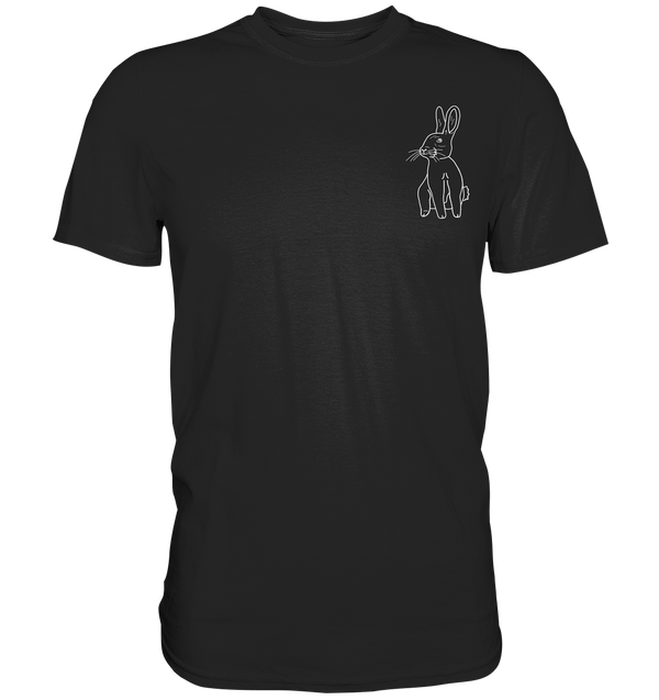 Hase weiß - Classic T-Shirt Unisex Unisex-Shirts Tier-Shirts.com Black S