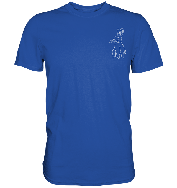 Hase weiß - Classic T-Shirt Unisex Unisex-Shirts Tier-Shirts.com Bright Royal S