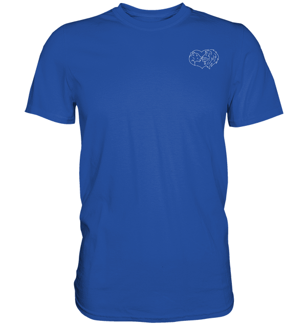 Löwenpaar weiß - Classic T-Shirt Unisex Unisex-Shirts Tier-Shirts.com Bright Royal S