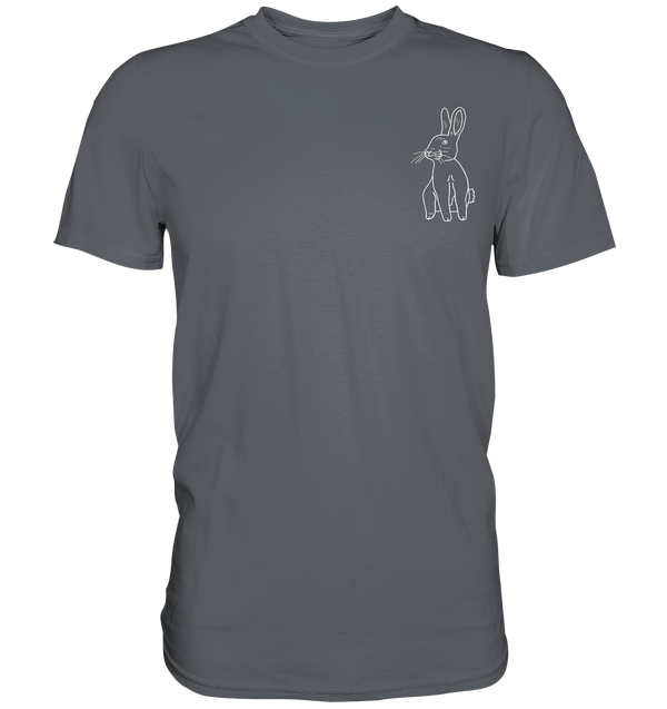 Hase weiß - Classic T-Shirt Unisex Unisex-Shirts Tier-Shirts.com Convoy Grey S