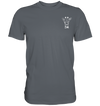 Giraffe weiß - Classic T-Shirt Unisex Unisex-Shirts Tier-Shirts.com Convoy Grey S