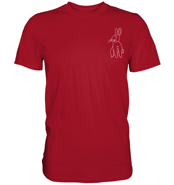 Hase weiß - Classic T-Shirt Unisex Unisex-Shirts Tier-Shirts.com Classic Red S