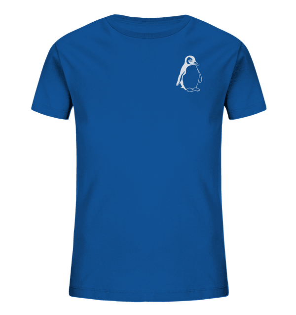 Pinguin weiß - Organic T-Shirt Kinder T-Shirts Kinder Tier-Shirts.com Royal Blue 98/104 (3-4)