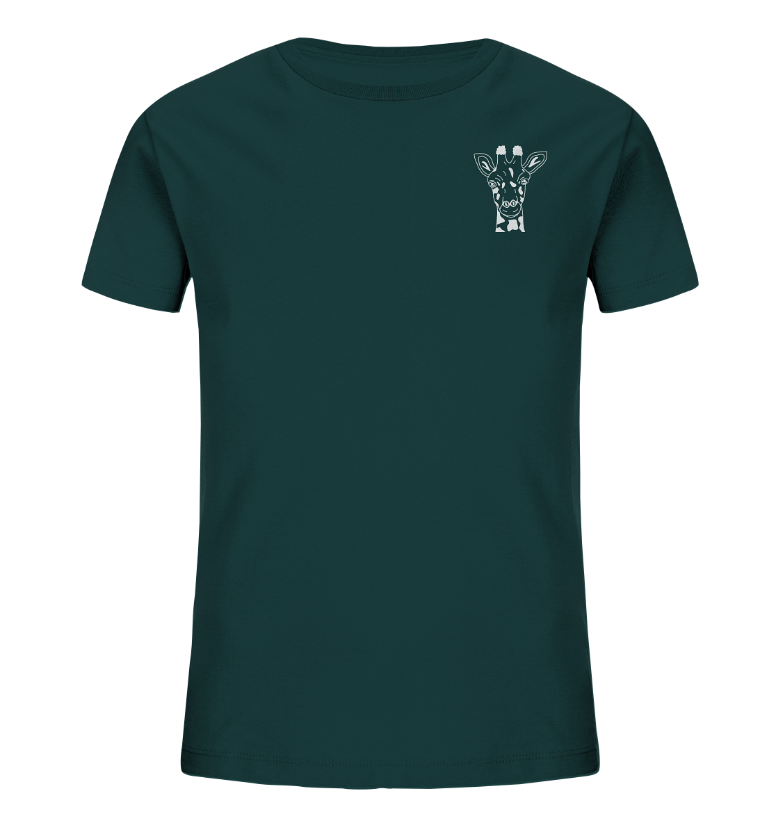 Giraffe weiß - Organic T-Shirt Kinder