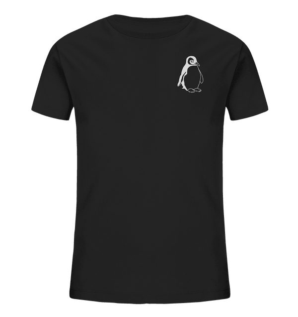 Pinguin weiß - Organic T-Shirt Kinder T-Shirts Kinder Tier-Shirts.com Black 98/104 (3-4)