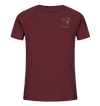 Ferkel weiß - Organic T-Shirt Kinder T-Shirts Kinder Tier-Shirts.com Burgundy 98/104 (3-4)