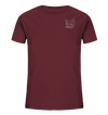 Katze weiß - Organic T-Shirt Kinder T-Shirts Kinder Tier-Shirts.com Burgundy 98/104 (3-4)