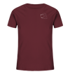 Schnauzer weiß - Organic T-Shirt Kinder T-Shirts Kinder Tier-Shirts.com Burgundy 98/104 (3-4)