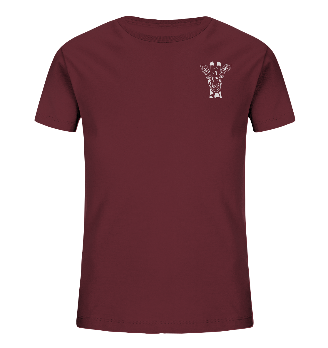 Giraffe weiß - Organic T-Shirt Kinder