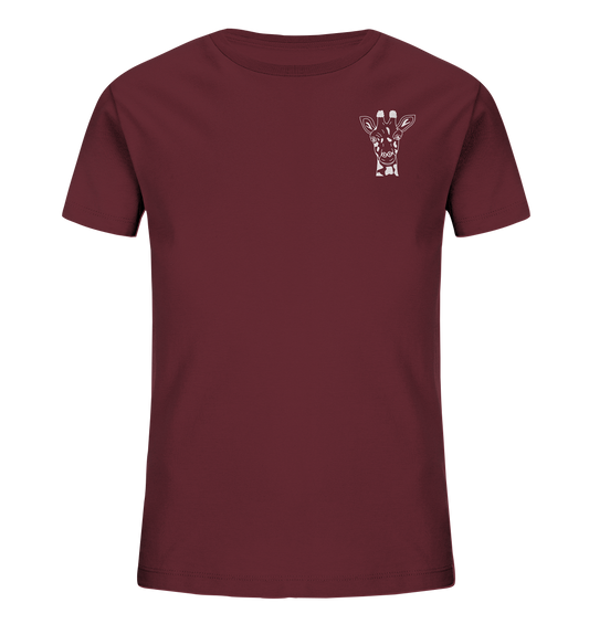 Giraffe weiß - Organic T-Shirt Kinder