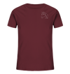 Pferd weiß - Organic T-Shirt Kinder T-Shirts Kinder Tier-Shirts.com Burgundy 98/104 (3-4)