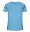 Hase weiß - Organic T-Shirt Kinder T-Shirts Kinder Tier-Shirts.com Aqua Blue 98/104 (3-4)