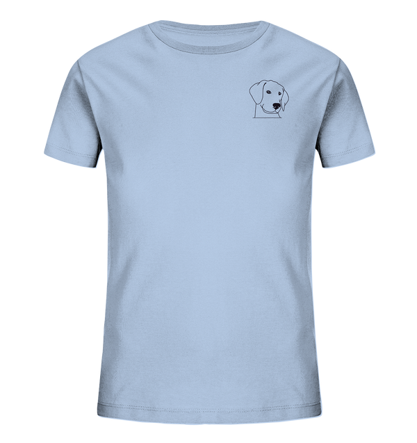 Hund Schlappohr - Organic T-Shirt Kinder T-Shirts Kinder Tier-Shirts.com Blue Soul 98/104 (3-4)