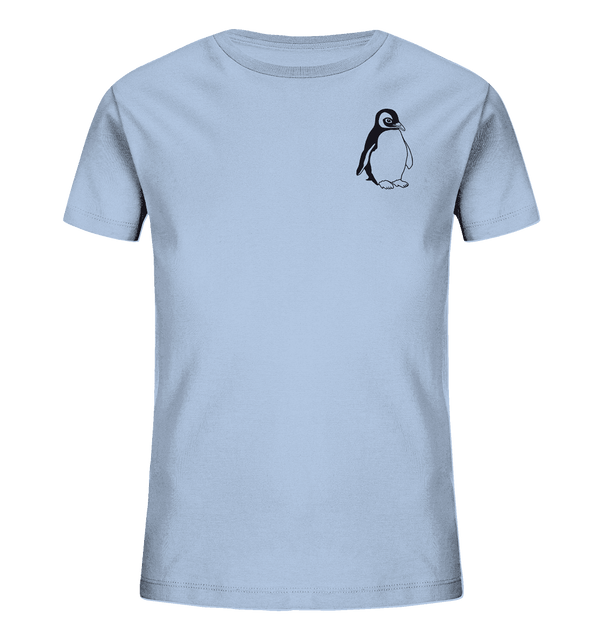 Pinguin - Organic T-Shirt Kinder T-Shirts Kinder Tier-Shirts.com Blue Soul 98/104 (3-4)