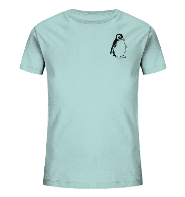 Pinguin - Organic T-Shirt Kinder T-Shirts Kinder Tier-Shirts.com Caribbean Blue 98/104 (3-4)