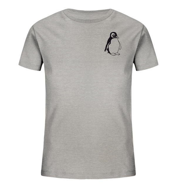 Pinguin - Organic T-Shirt Kinder T-Shirts Kinder Tier-Shirts.com Heather Grey 98/104 (3-4)