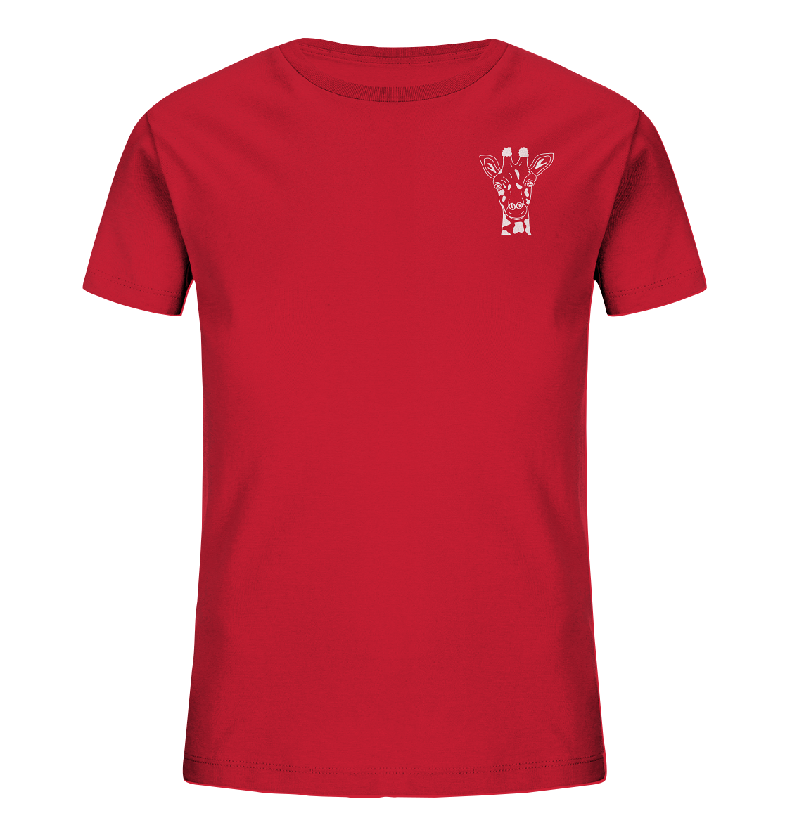 Giraffe weiß - Organic T-Shirt Kinder