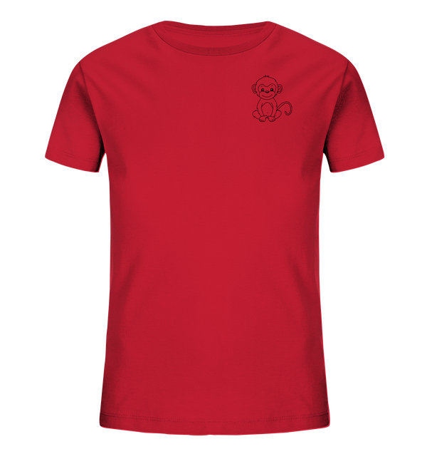 Affenbaby schwarz - Organic T-Shirt Kinder T-Shirts Kinder Tier-Shirts.com Red 98/104 (3-4)