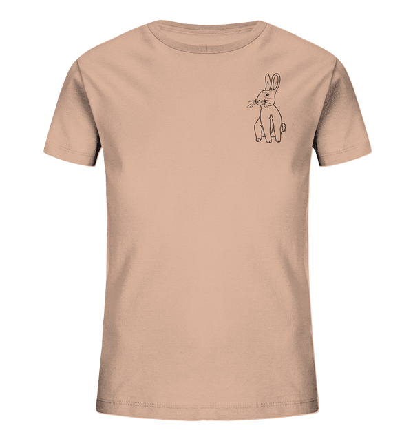 Hase - Organic T-Shirt Kinder T-Shirts Kinder Tier-Shirts.com Fraiche Peche 98/104 (3-4)