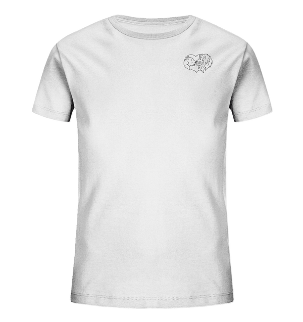 Löwenpaar - Organic T-Shirt Kinder T-Shirts Kinder Tier-Shirts.com White 98/104 (3-4)