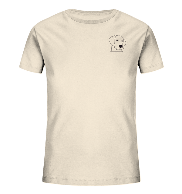 Hund Schlappohr - Organic T-Shirt Kinder T-Shirts Kinder Tier-Shirts.com Natural Raw 98/104 (3-4)