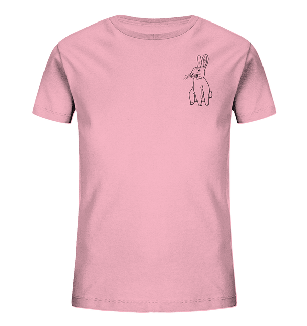 Hase - Organic T-Shirt Kinder T-Shirts Kinder Tier-Shirts.com Cotton Pink 98/104 (3-4)