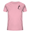 Pinguin - Organic T-Shirt Kinder T-Shirts Kinder Tier-Shirts.com Cotton Pink 98/104 (3-4)