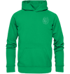 Löwe weiß - Premium Hoodie Kinder Hoodie Kinder Tier-Shirts.com Kelly Green 116