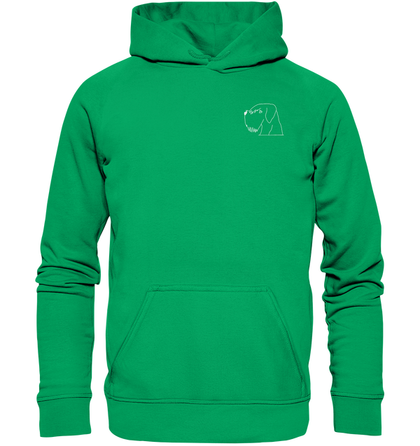 Schnauzer weiß - Premium Hoodie Kinder Hoodie Kinder Tier-Shirts.com Kelly Green 116