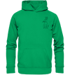 Hase - Premium Hoodie Kinder Hoodie Kinder Tier-Shirts.com Kelly Green 116