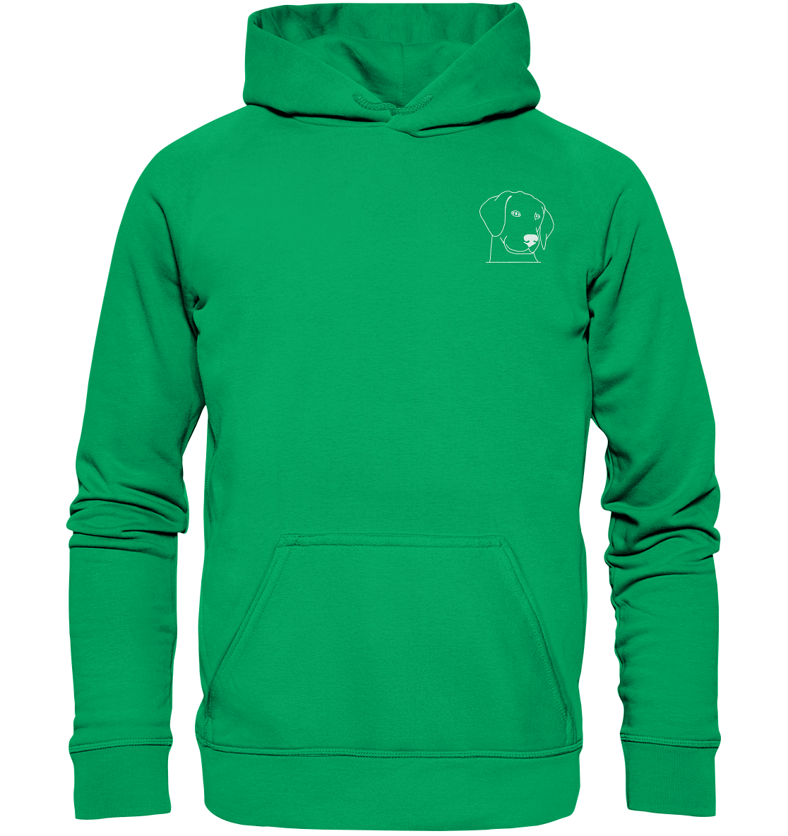 Hund Schlappohr weiß - Premium Hoodie Kinder - Tier-Shirts.com