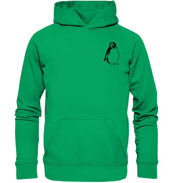 Pinguin - Premium Hoodie Kinder Hoodie Kinder Tier-Shirts.com Kelly Green 116