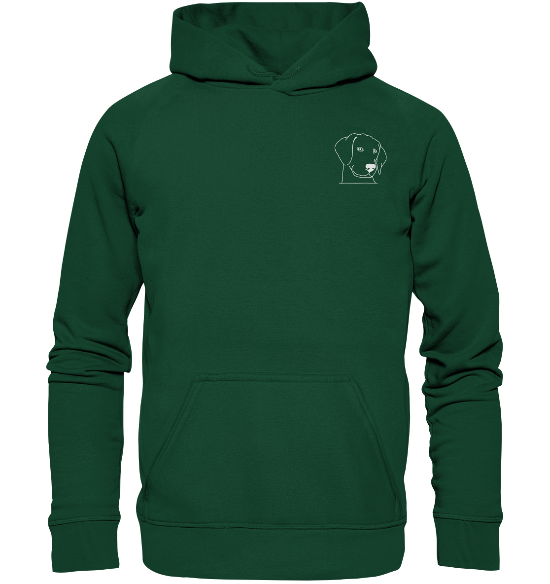 Hund Schlappohr weiß - Premium Hoodie Kinder - Tier-Shirts.com