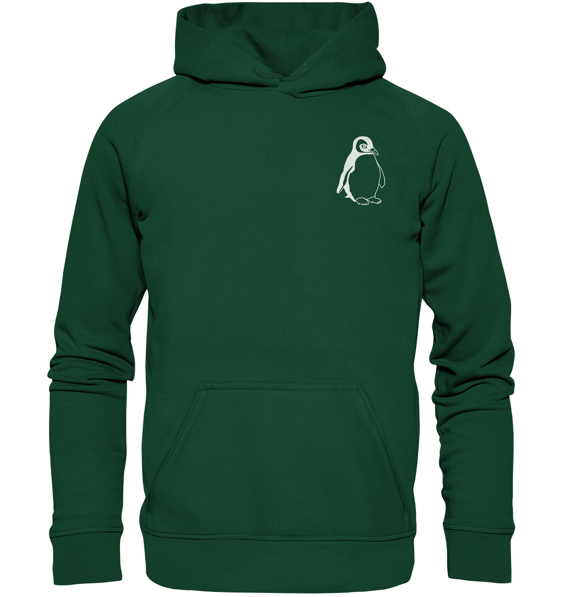 Pinguin weiß - Premium Hoodie Kinder