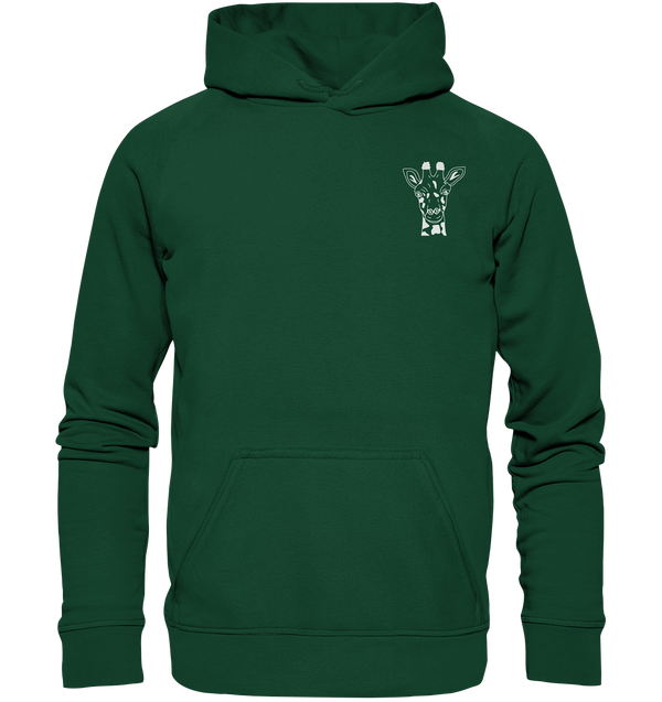 Giraffe weiß - Premium Hoodie Kinder Hoodie Kinder Tier-Shirts.com Bottlegreen 116