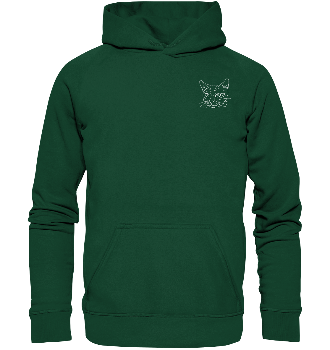 Katze weiß - Premium Hoodie Kinder - Tier-Shirts.com