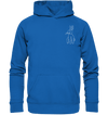 Hase weiß - Premium Hoodie Kinder Hoodie Kinder Tier-Shirts.com Royal Blau 116