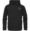 Katze weiß - Premium Hoodie Kinder Hoodie Kinder Tier-Shirts.com Black 116