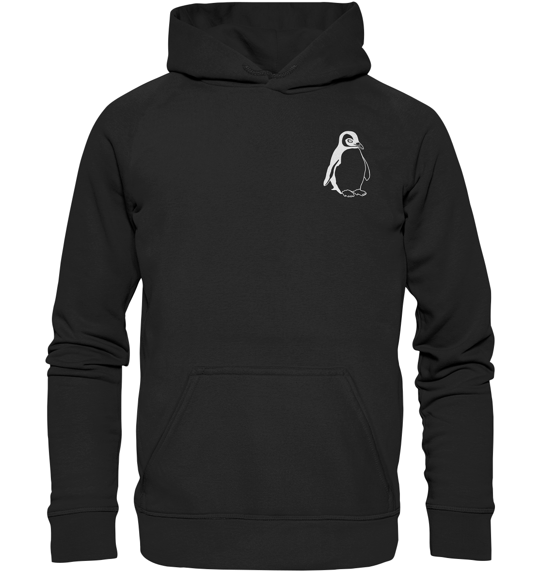 Pinguin weiß - Premium Hoodie Kinder