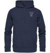 Ziege weiß - Premium Hoodie Kinder Hoodie Kinder Tier-Shirts.com Deep Navy 116