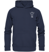 Giraffe weiß - Premium Hoodie Kinder Hoodie Kinder Tier-Shirts.com Deep Navy 116