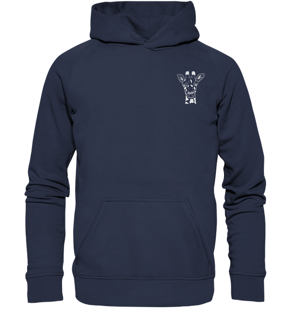 Giraffe weiß - Premium Hoodie Kinder Hoodie Kinder Tier-Shirts.com Deep Navy 116