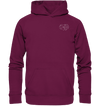 Löwenpaar weiß - Premium Hoodie Kinder Hoodie Kinder Tier-Shirts.com Burgund 116