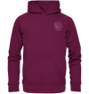 Löwe weiß - Premium Hoodie Kinder Hoodie Kinder Tier-Shirts.com Burgund 116