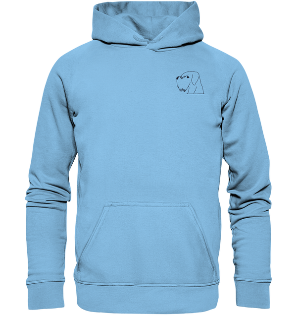 Schnauzer schwarz - Premium Hoodie Kinder Hoodie Kinder Tier-Shirts.com Sky Blue 116