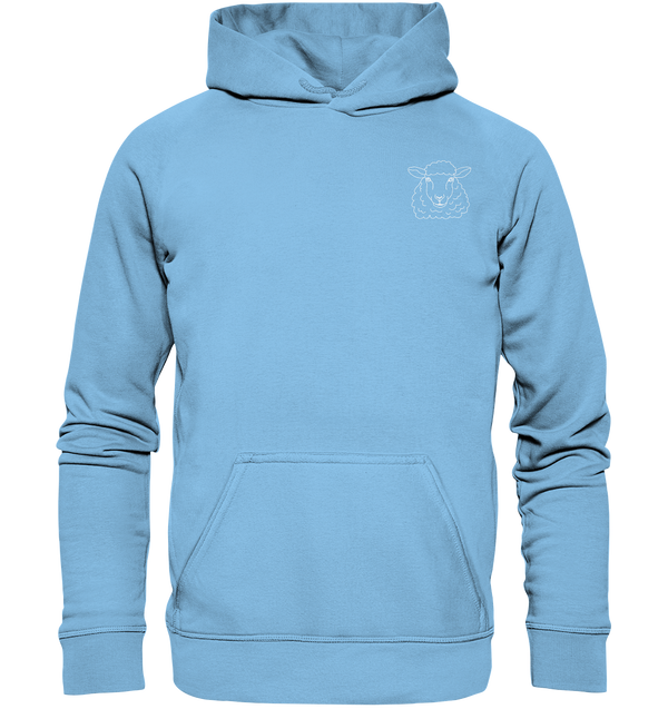 Schaf weiß - Premium Hoodie Kinder Hoodie Kinder Tier-Shirts.com Sky Blue 116